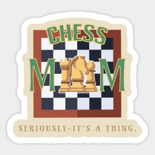 Chess Mom Sticker